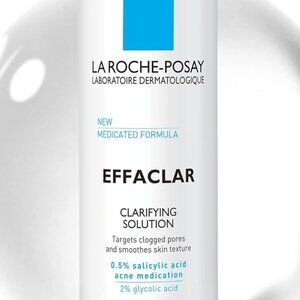 La Roche-Posay Effaclar Clarifying Solution Acne Toner for Oily Skin, Exfoliant